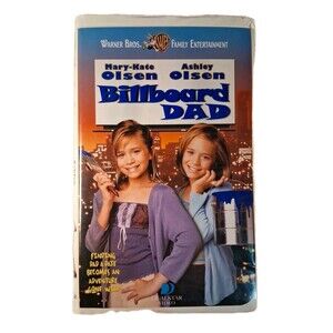 BILLBOARD DAD ~ MARY-KATE & ASHLEY OLSEN ~ VHS VIDEO 1998 OLSEN TWINS